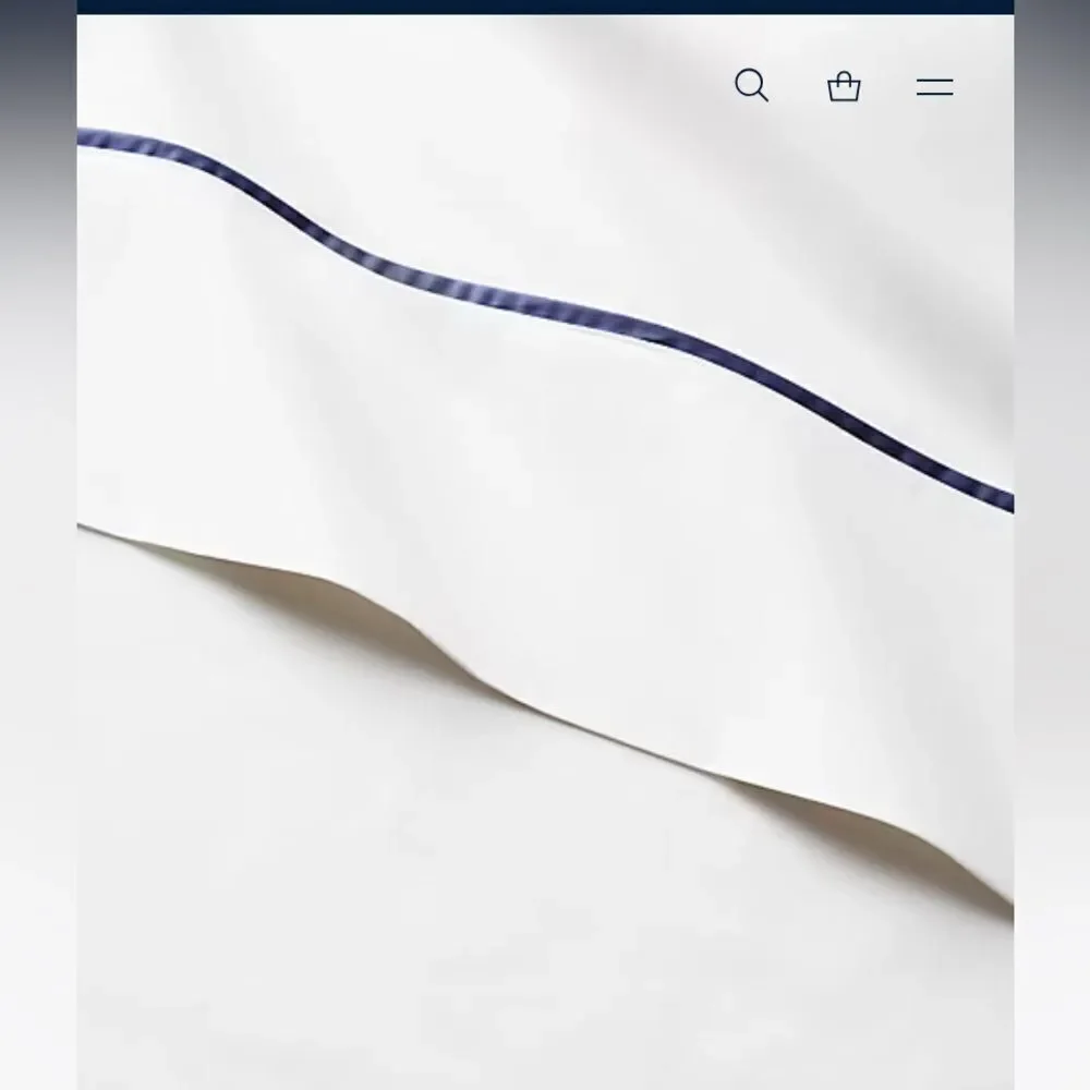 - Organic Cotton Percale Palmer Sheeting One Queen Flat Sheet